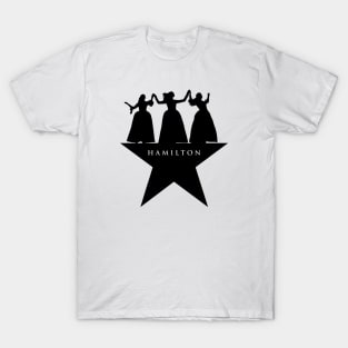 Hamilton Star Schuyler Sisters Work Angelica Eliza Peggy T-Shirt